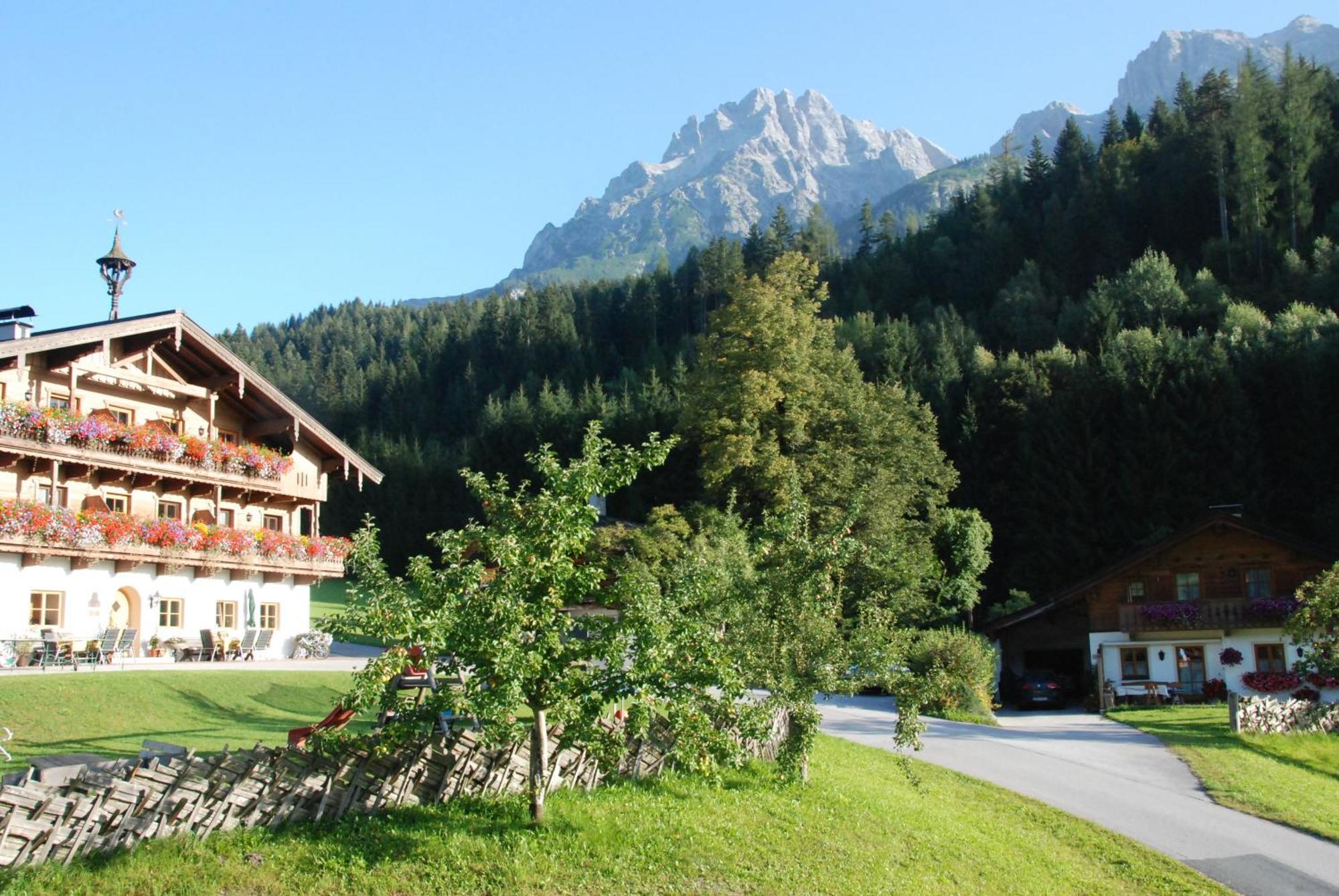 Erbhof Hinterrain Leogang Exterior foto